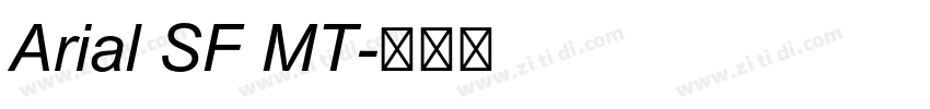 Arial SF MT字体转换